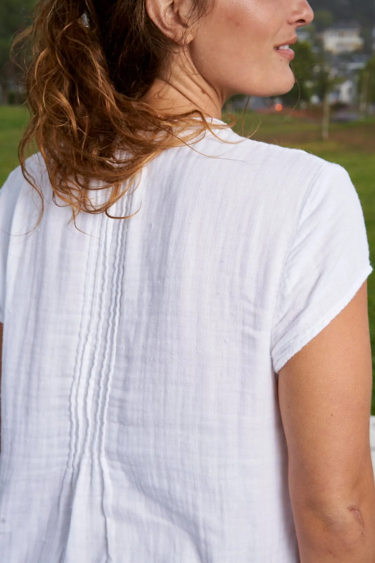 Regina Cap Sleeve - Double Cotton Gauze sold by CP Shades product image thumbnail 2