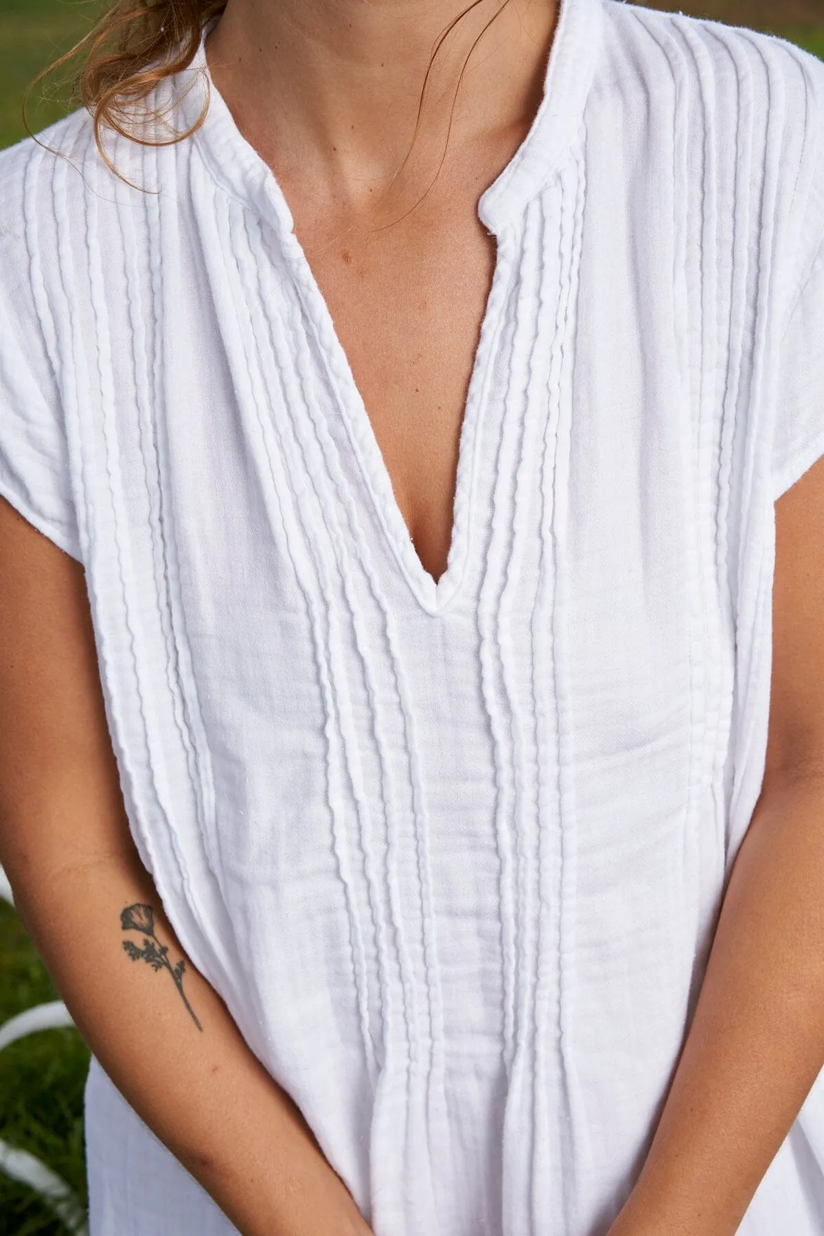 Regina Cap Sleeve - Double Cotton Gauze sold by CP Shades product image thumbnail 3