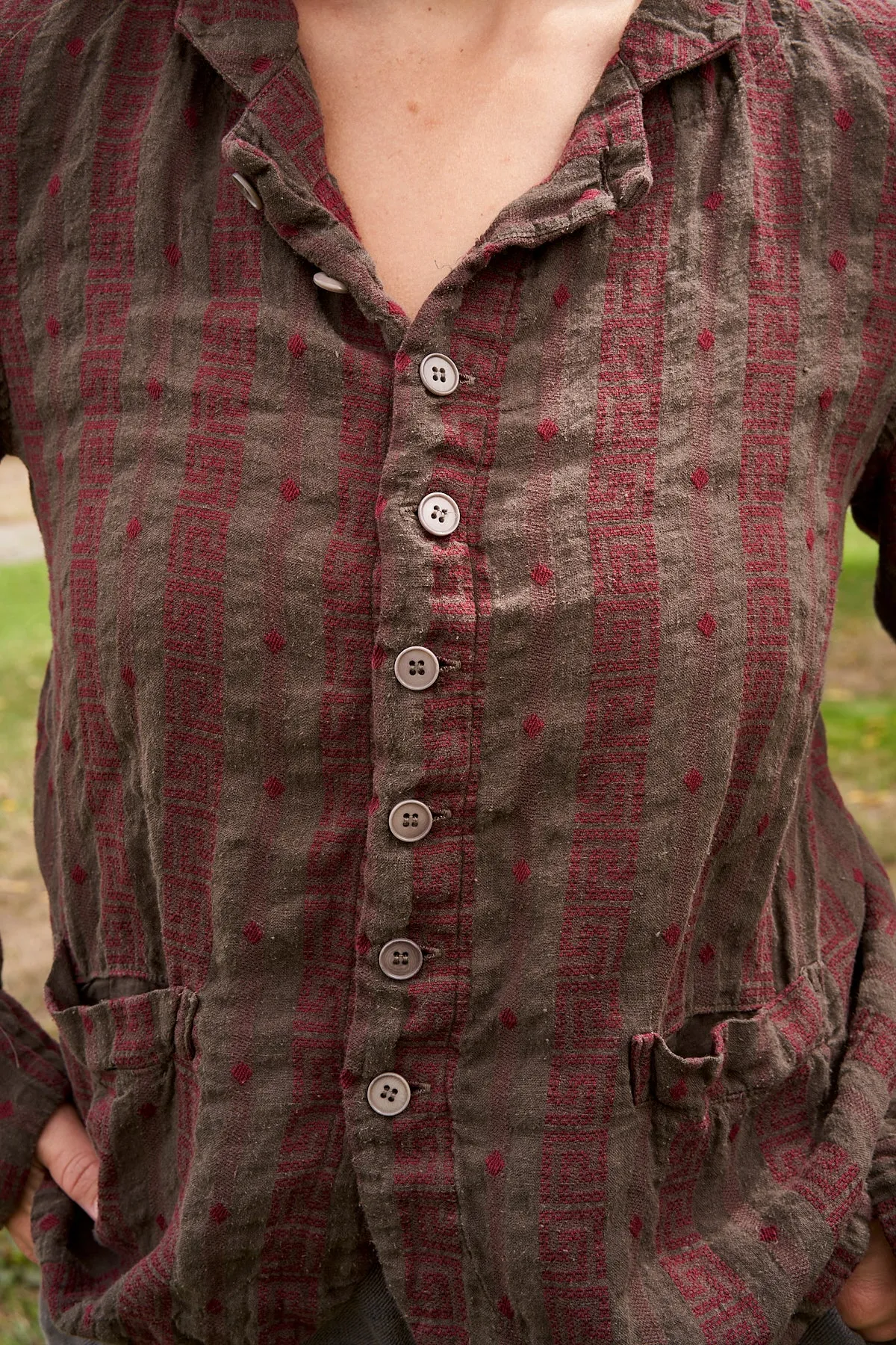 Dree Jacket - Linen Jacquard sold by CP Shades product image thumbnail 4