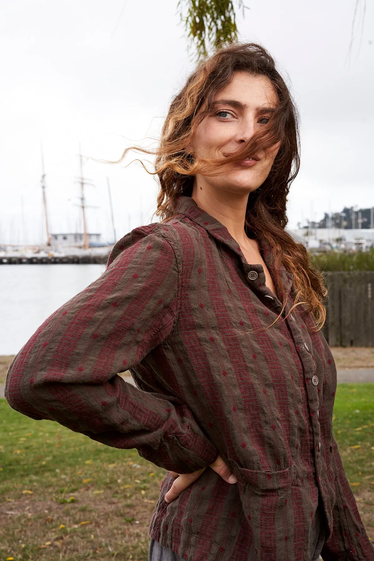 Dree Jacket - Linen Jacquard sold by CP Shades product image thumbnail 5