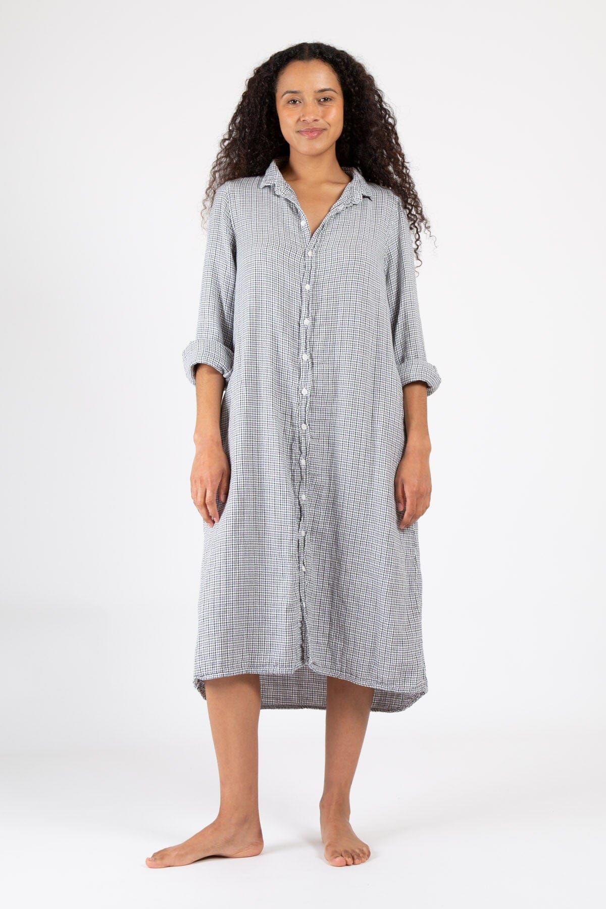 Maxi - Double Cotton Gauze Check sold by CP Shades