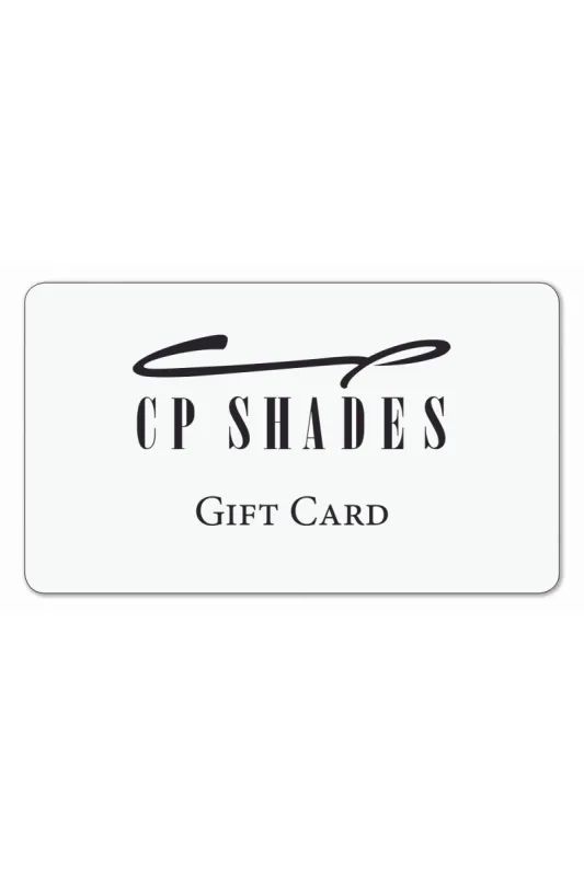 CP Shades Gift Card sold by CP Shades