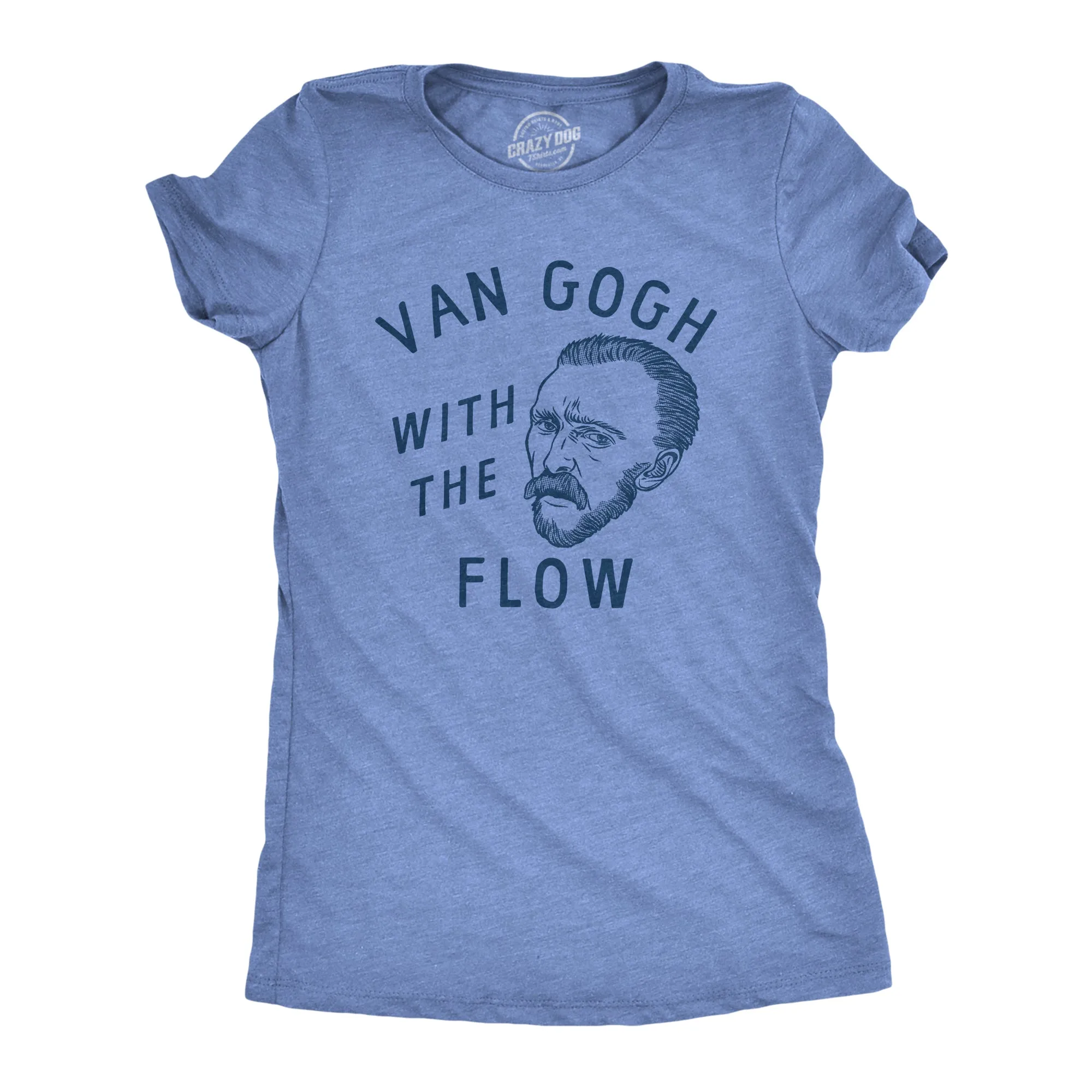 Van Gogh With The Flow Women's T Shirt sold by Crazy Dog T-Shirts