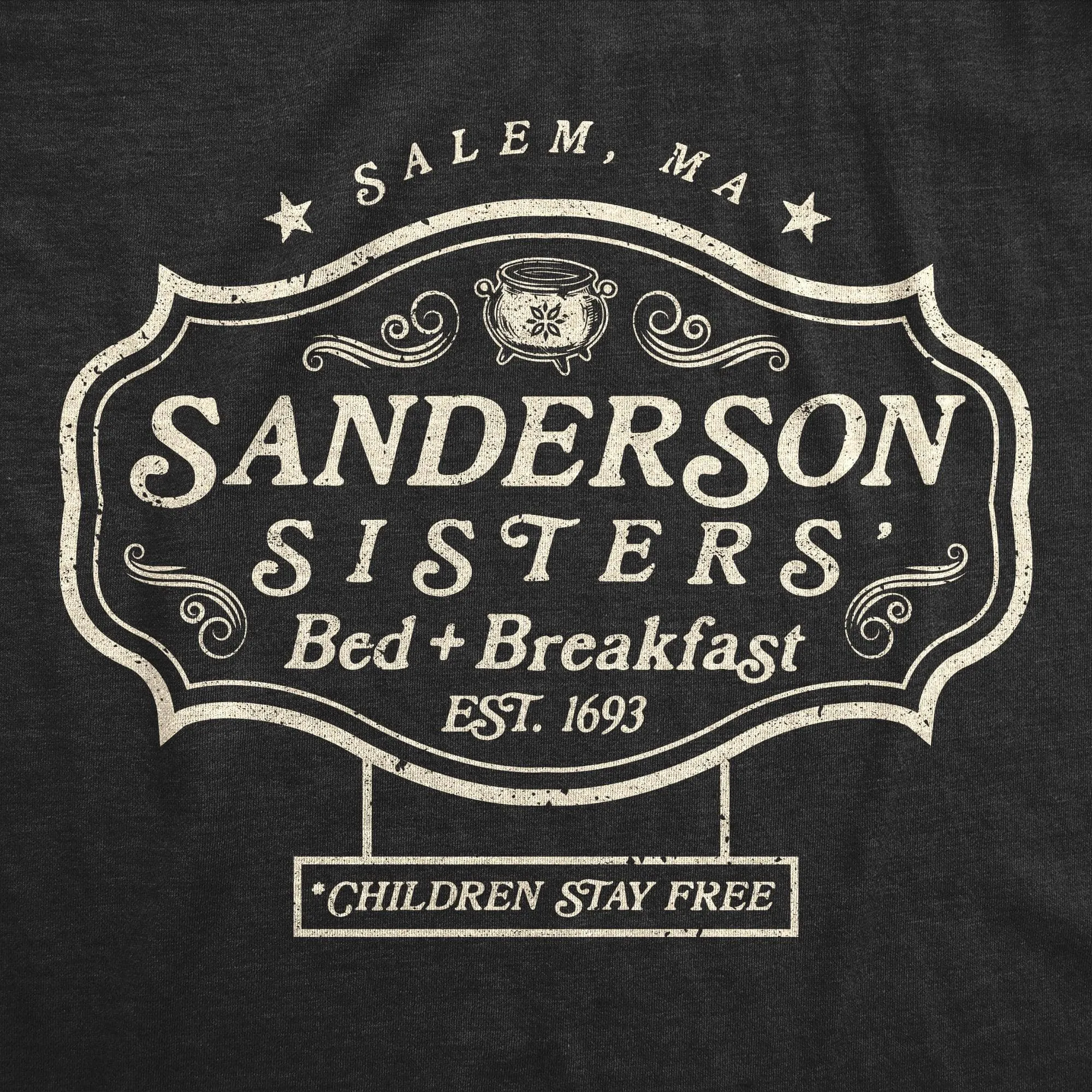 Witch Sisters Bed And Breakfast Women's T Shirt sold by Crazy Dog T-Shirts product image thumbnail 2
