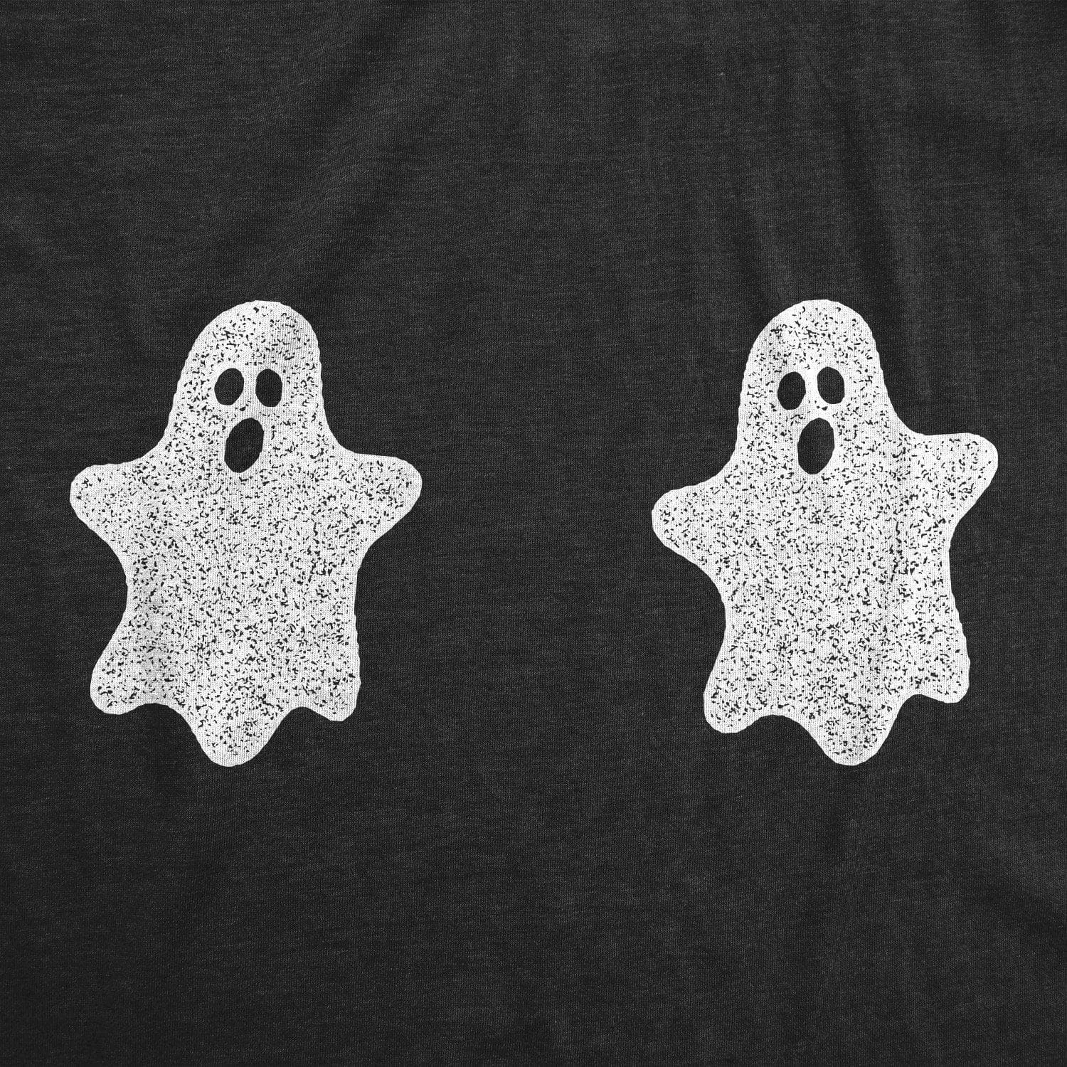 Ghost Boobs Women's T Shirt sold by Crazy Dog T-Shirts product image thumbnail 2