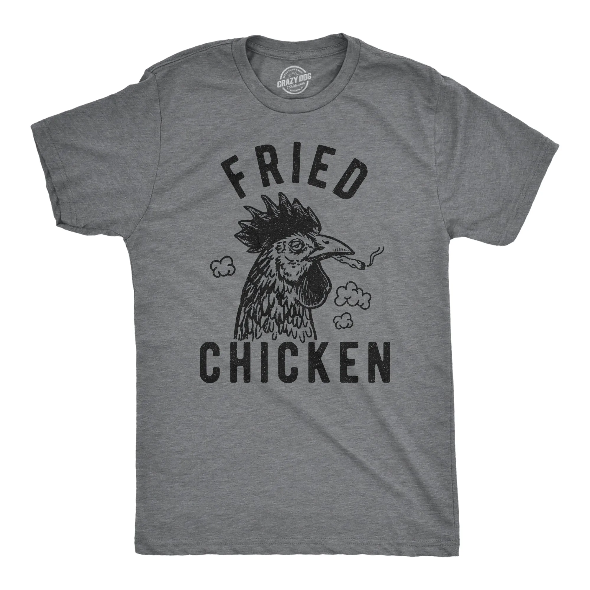 Fried Chicken Men's T Shirt sold by Crazy Dog T-Shirts