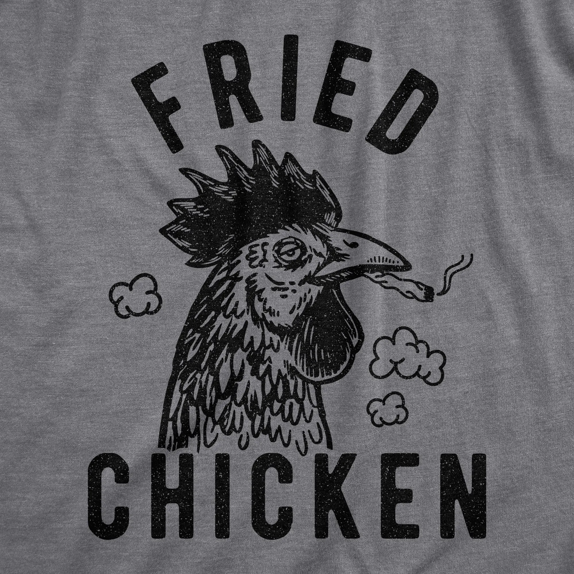 Fried Chicken Men's T Shirt sold by Crazy Dog T-Shirts product image thumbnail 2