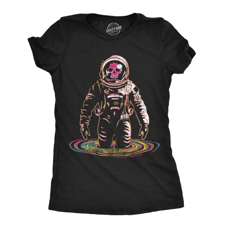 Rainbow Black Hole Women's T Shirt sold by Crazy Dog T-Shirts