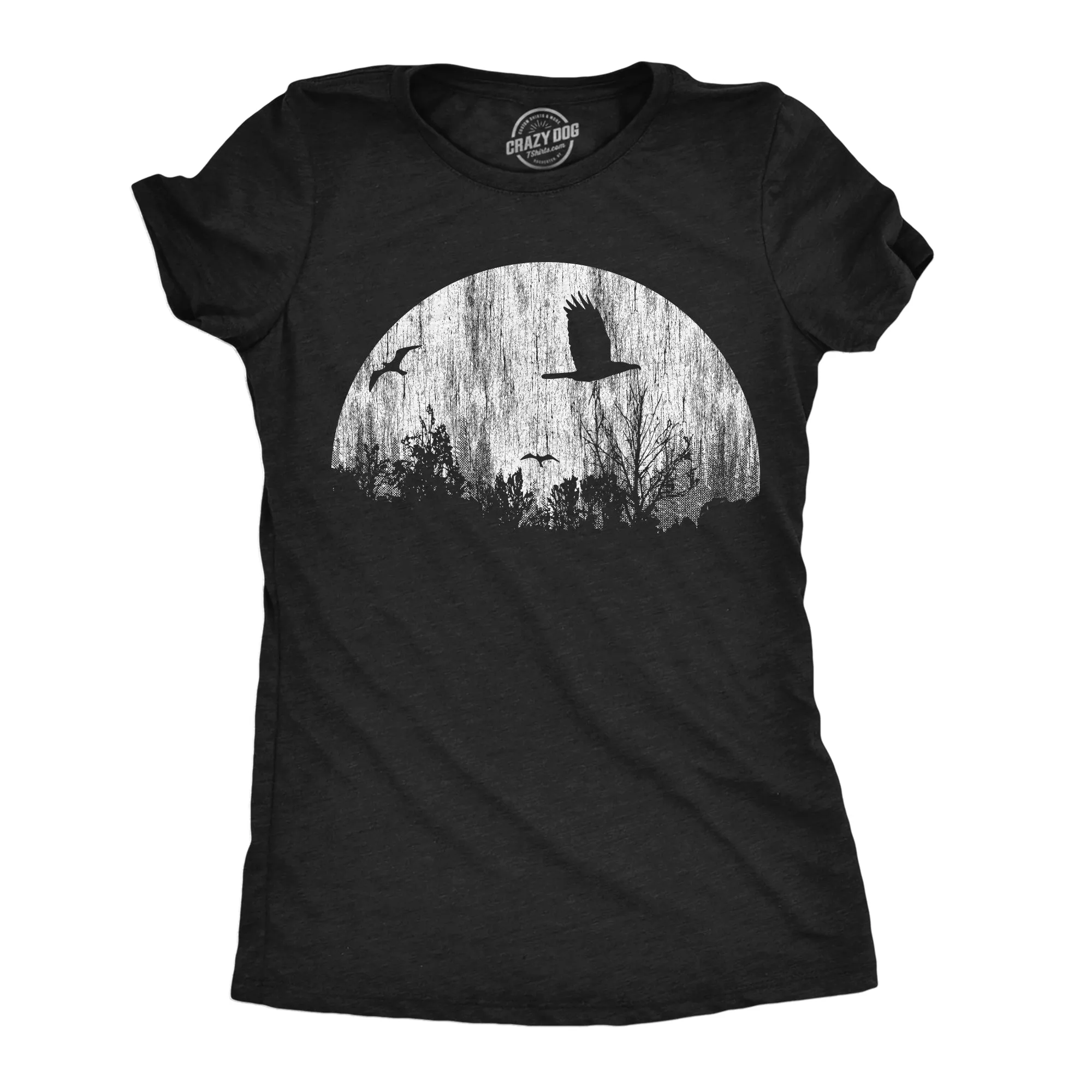Moon Birds Women's T Shirt sold by Crazy Dog T-Shirts