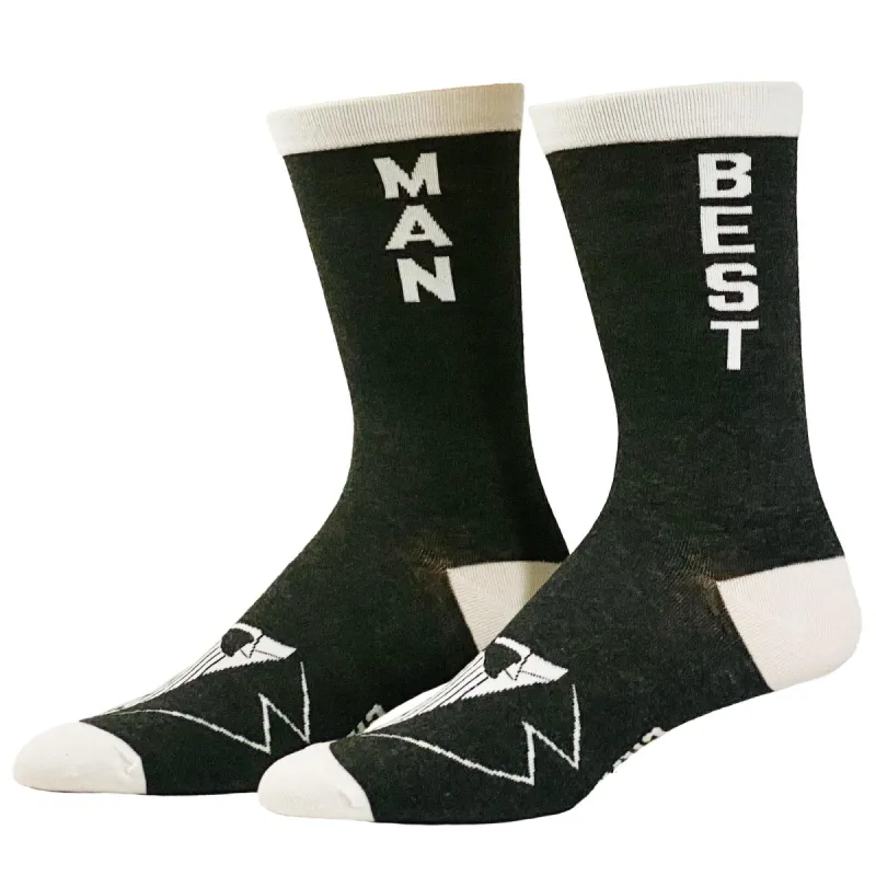 Men's Best Man Socks sold by Crazy Dog T-Shirts