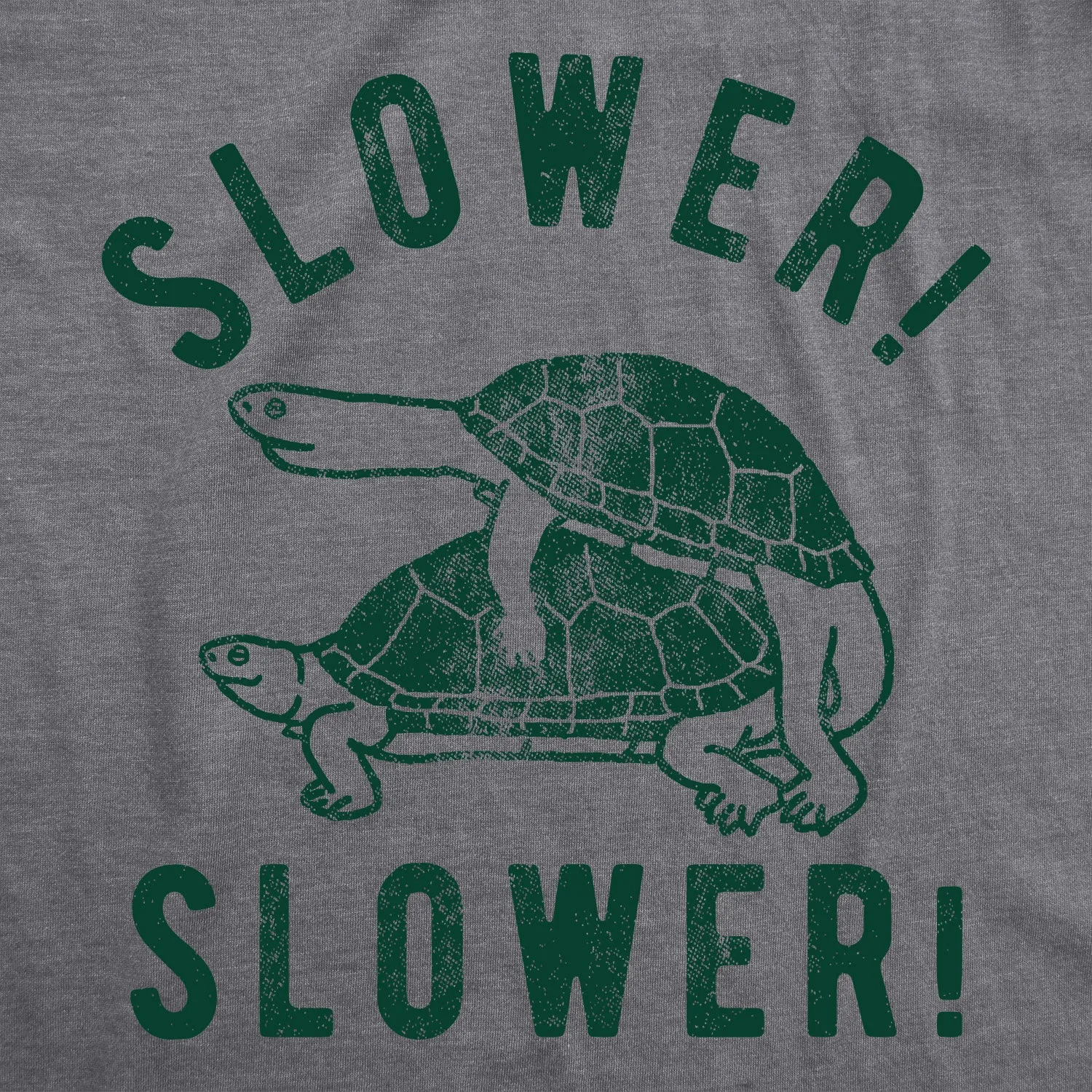 Slower Slower! Men's T Shirt sold by Crazy Dog T-Shirts product image thumbnail 2