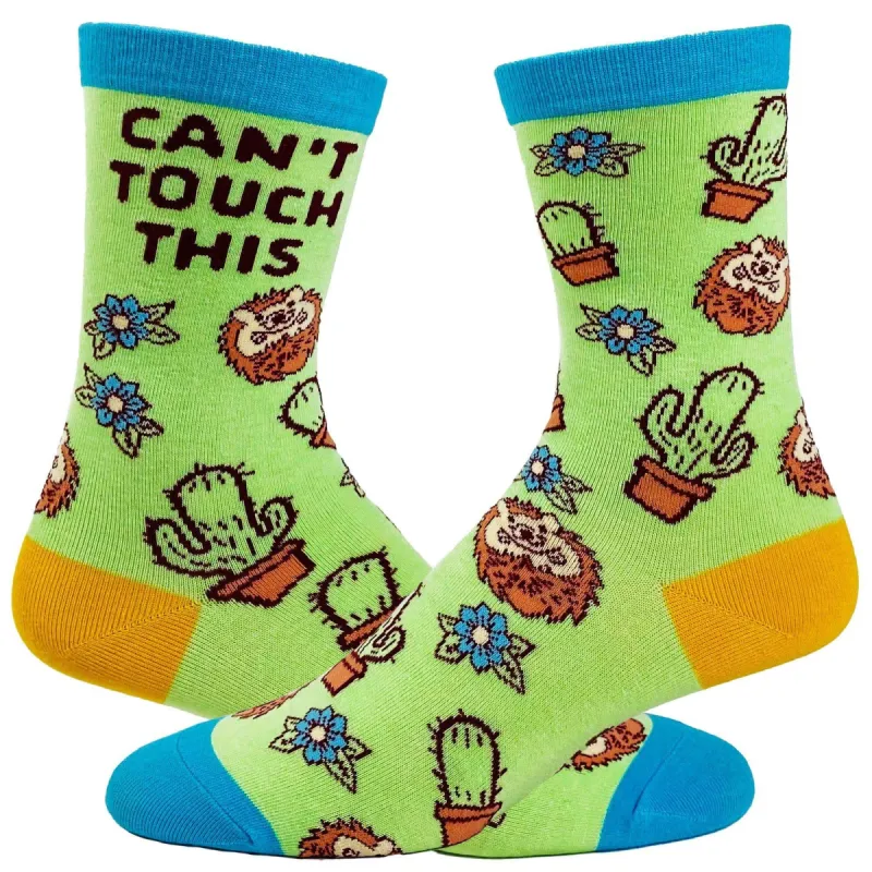 Women's Can't Touch This Socks sold by Crazy Dog T-Shirts