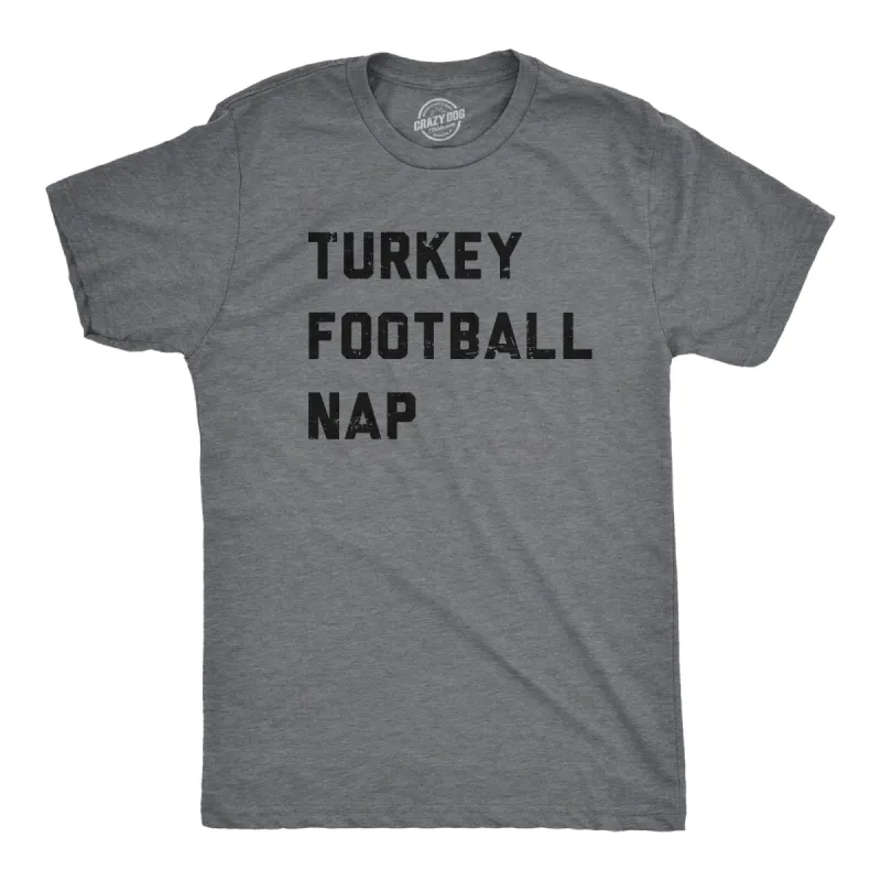 Turkey Football Nap Men's T Shirt sold by Crazy Dog T-Shirts