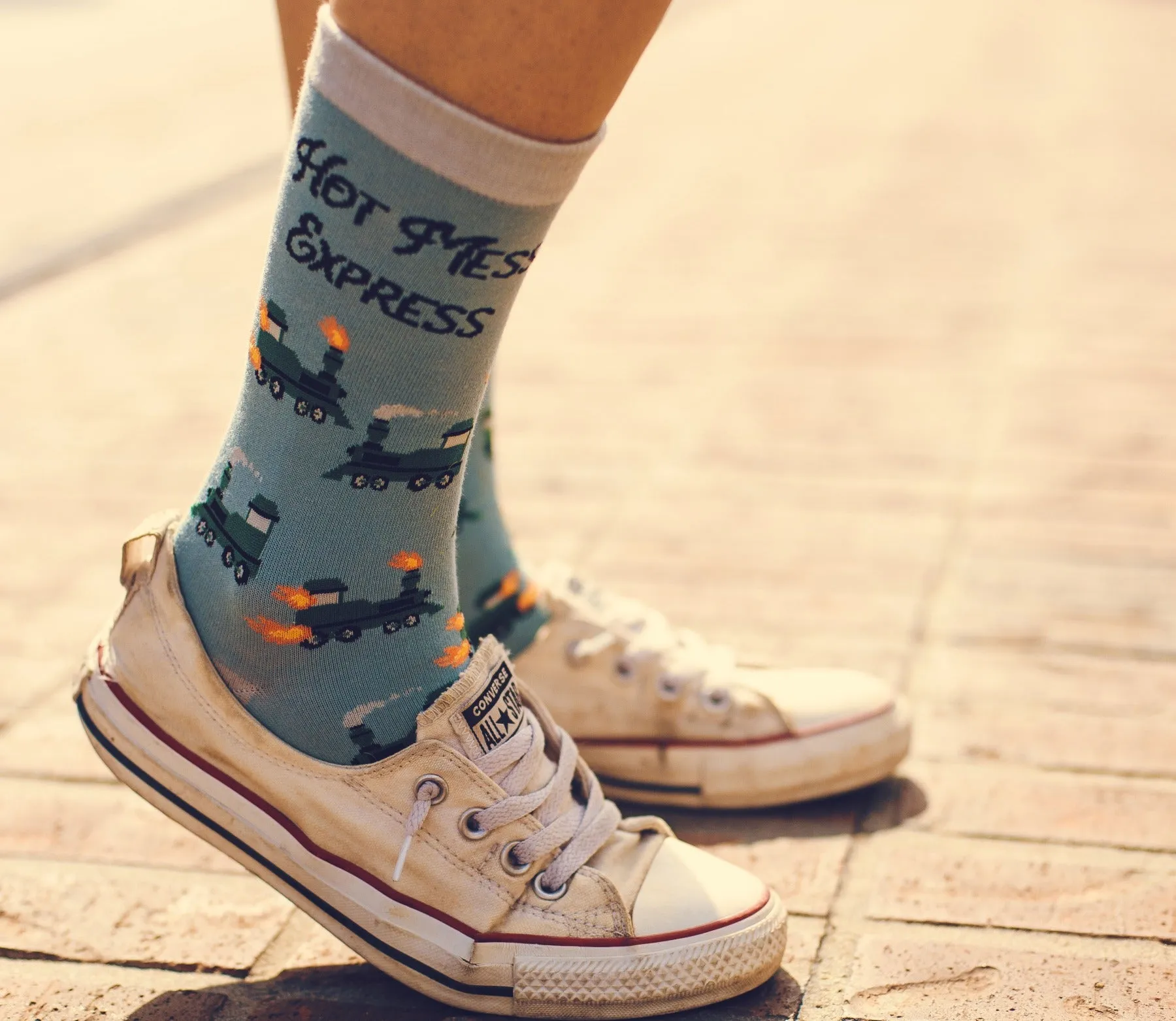 Womens Hot Mess Express Socks sold by Crazy Dog T-Shirts product image thumbnail 2