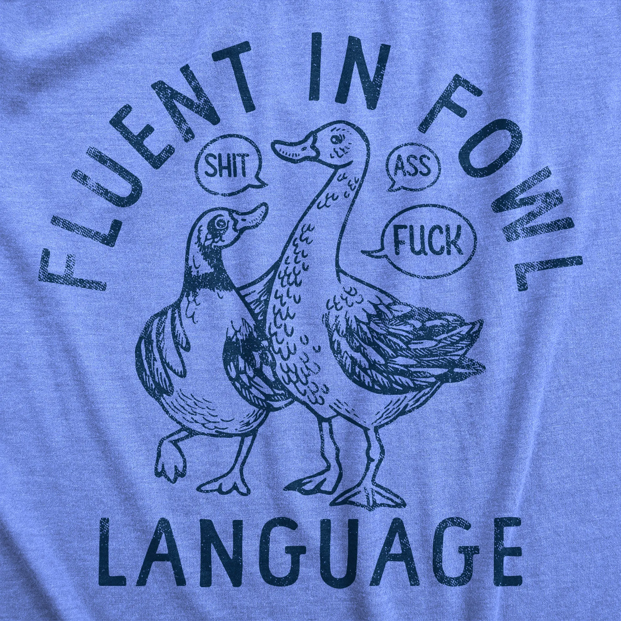 Fluent In Fowl Language Women's T Shirt sold by Crazy Dog T-Shirts product image thumbnail 2