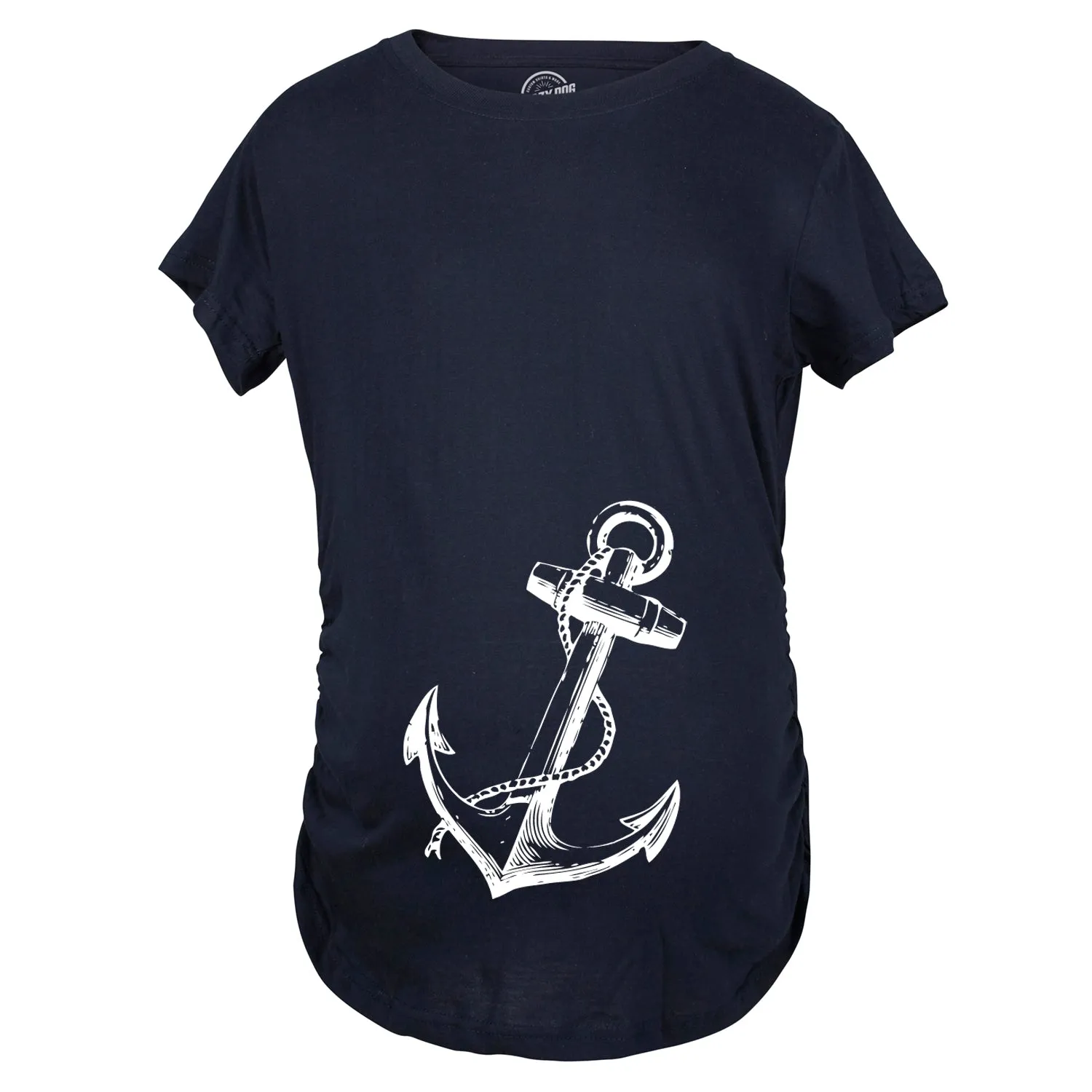 Anchor Maternity T Shirt sold by Crazy Dog T-Shirts product image thumbnail 3