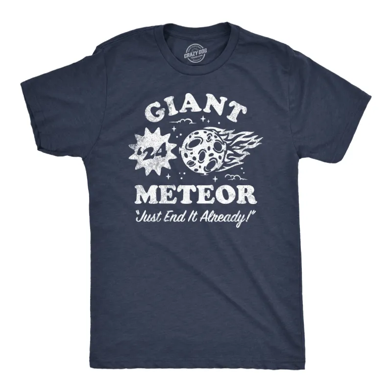 Giant Meteor 24 Men's T Shirt sold by Crazy Dog T-Shirts
