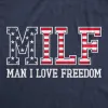 MILF Man I Love Freedom Men's T Shirt sold by Crazy Dog T-Shirts
