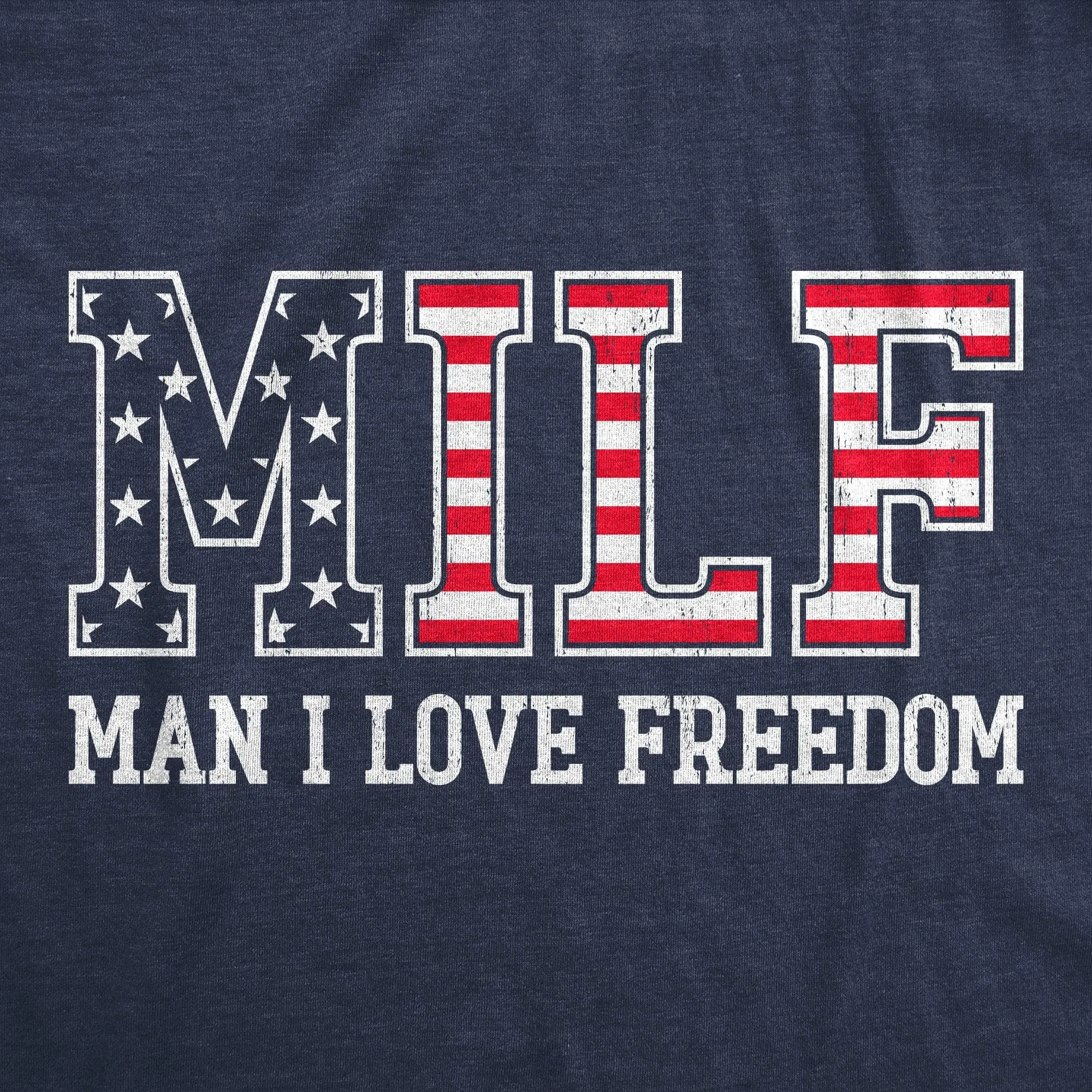 MILF Man I Love Freedom Men's T Shirt sold by Crazy Dog T-Shirts product image thumbnail 2