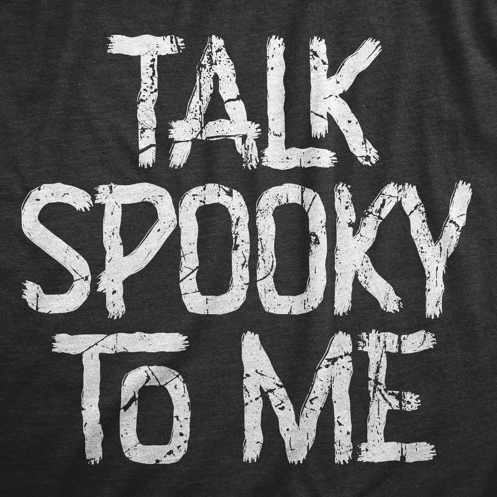 Talk Spooky To Me Men's T Shirt sold by Crazy Dog T-Shirts product image thumbnail 2