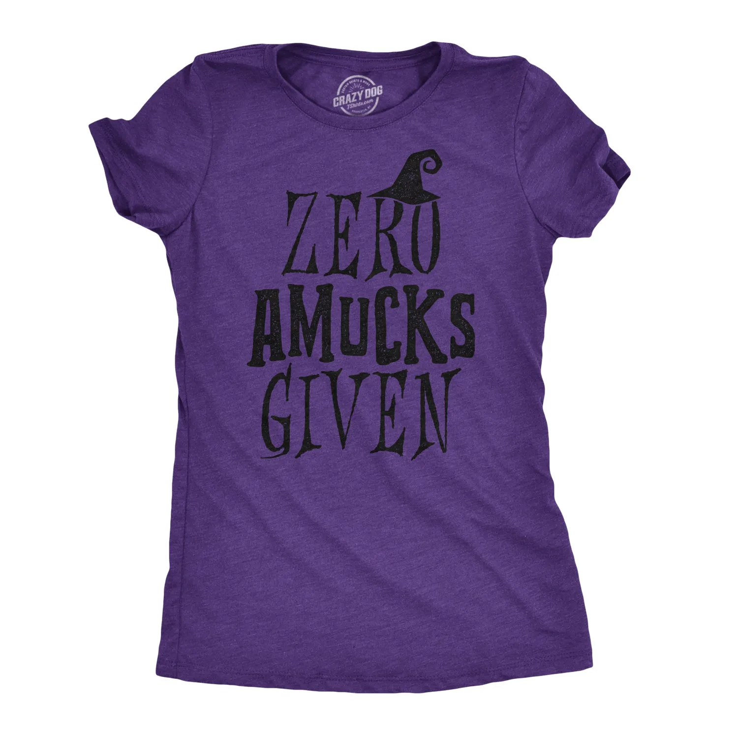 Zero Amucks Given Women's T Shirt sold by Crazy Dog T-Shirts