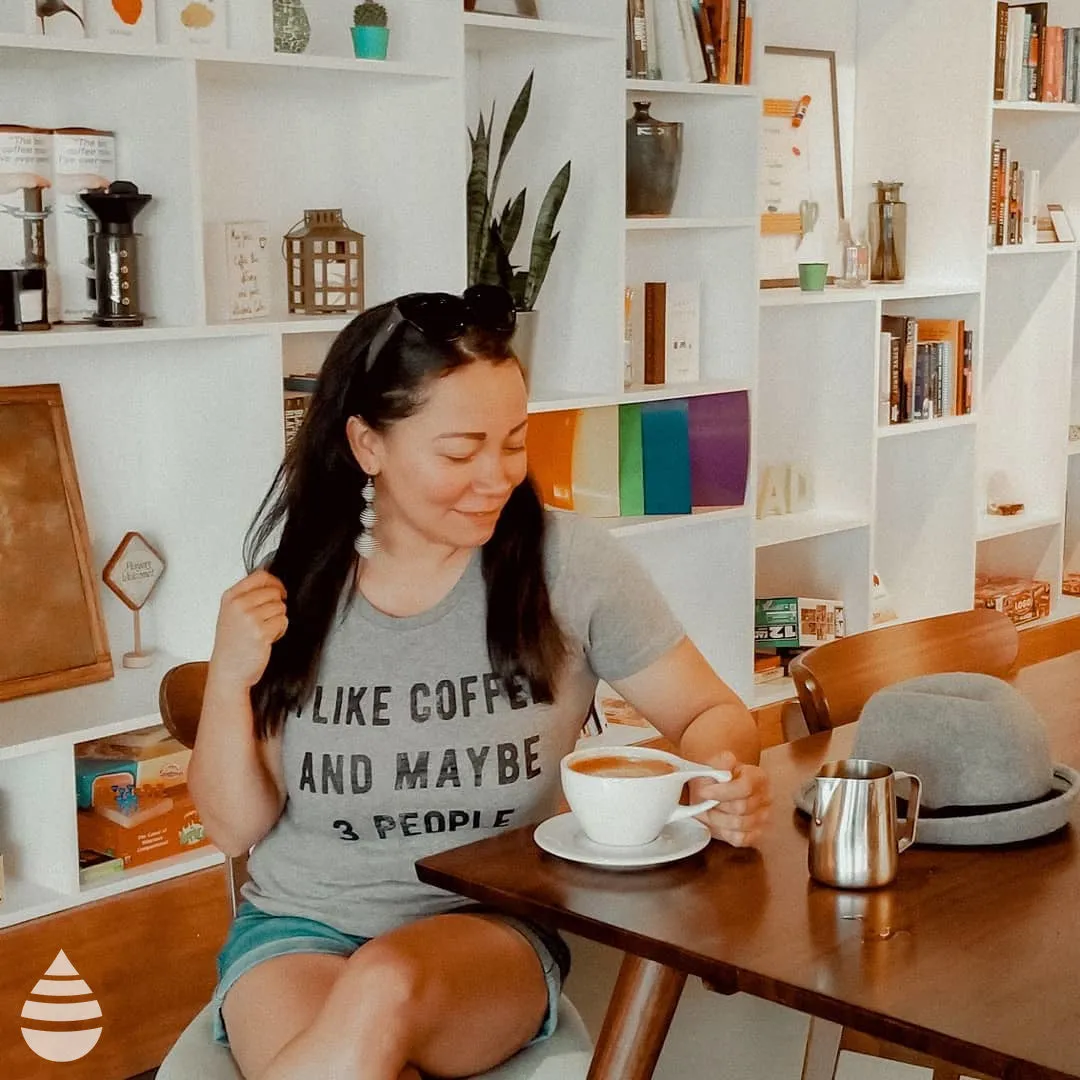 I Like Coffee And Maybe 3 People Women's T Shirt sold by Crazy Dog T-Shirts product image thumbnail 3