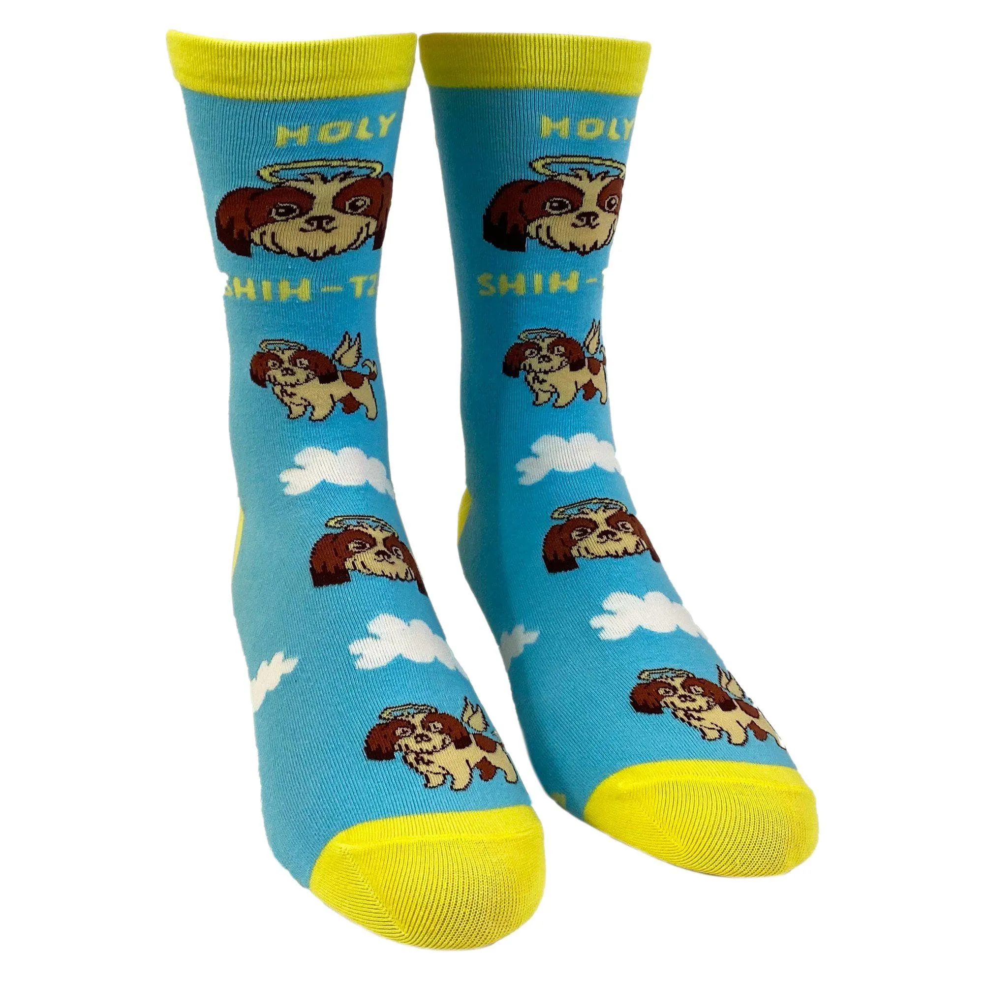 Womens Holy Shih-Tzu Socks sold by Crazy Dog T-Shirts product image thumbnail 2