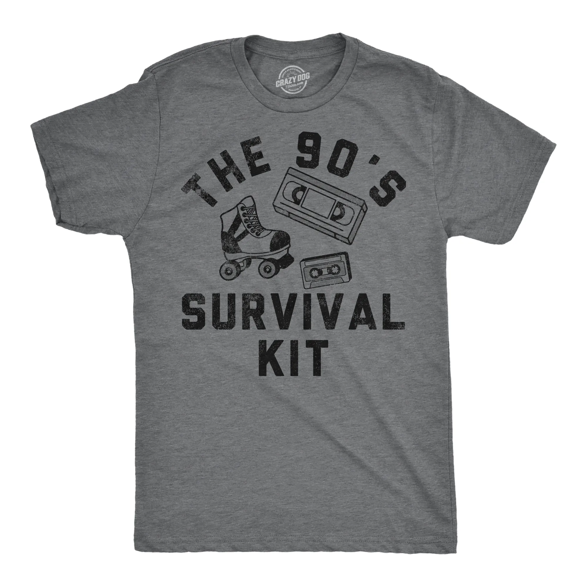 The 90s Survival Kit Men's T Shirt sold by Crazy Dog T-Shirts