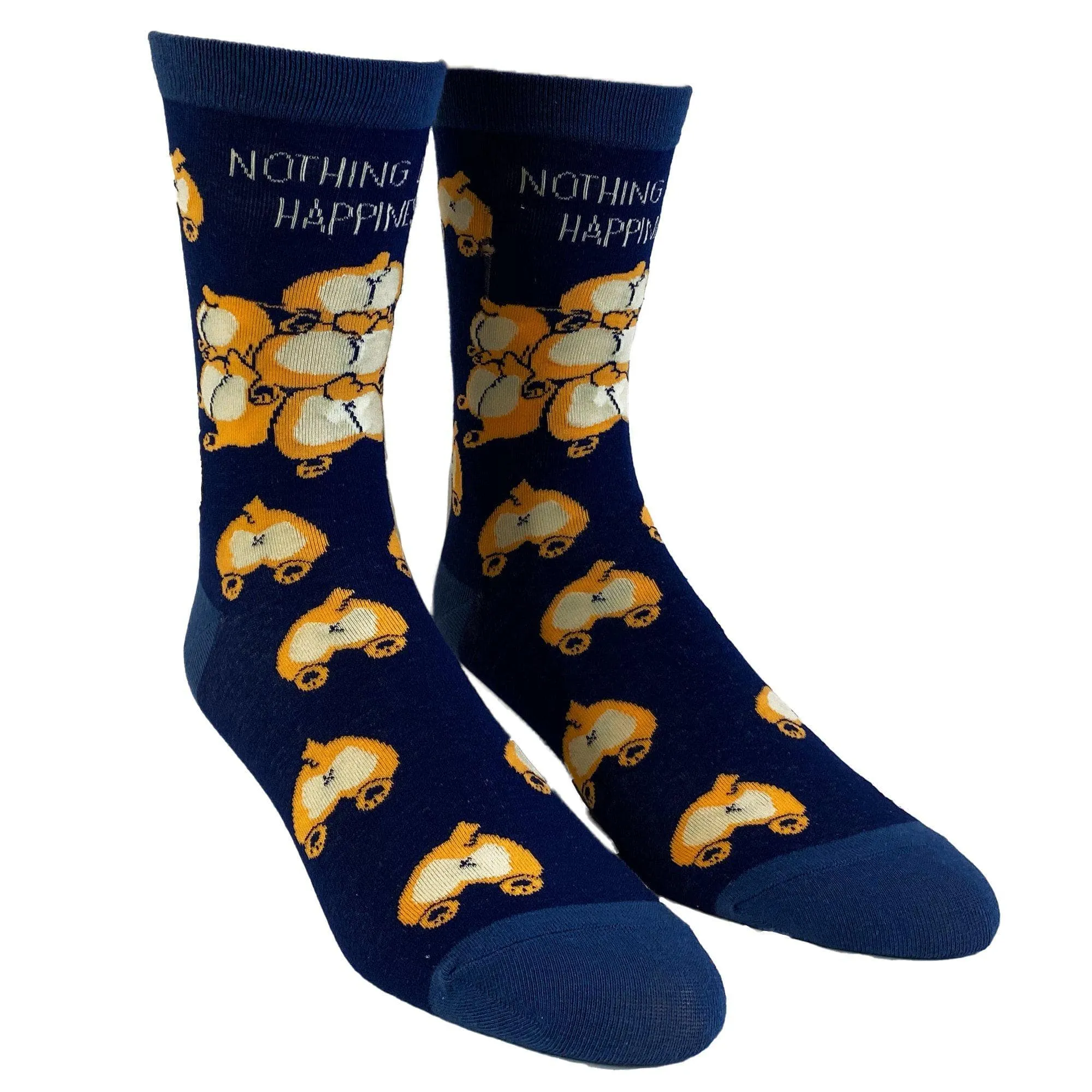 Womens Nothing Butt Happiness Socks sold by Crazy Dog T-Shirts product image thumbnail 2