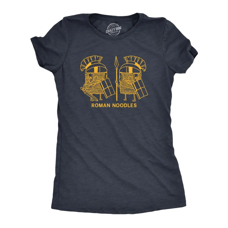 Roman Noodles Women's T Shirt sold by Crazy Dog T-Shirts