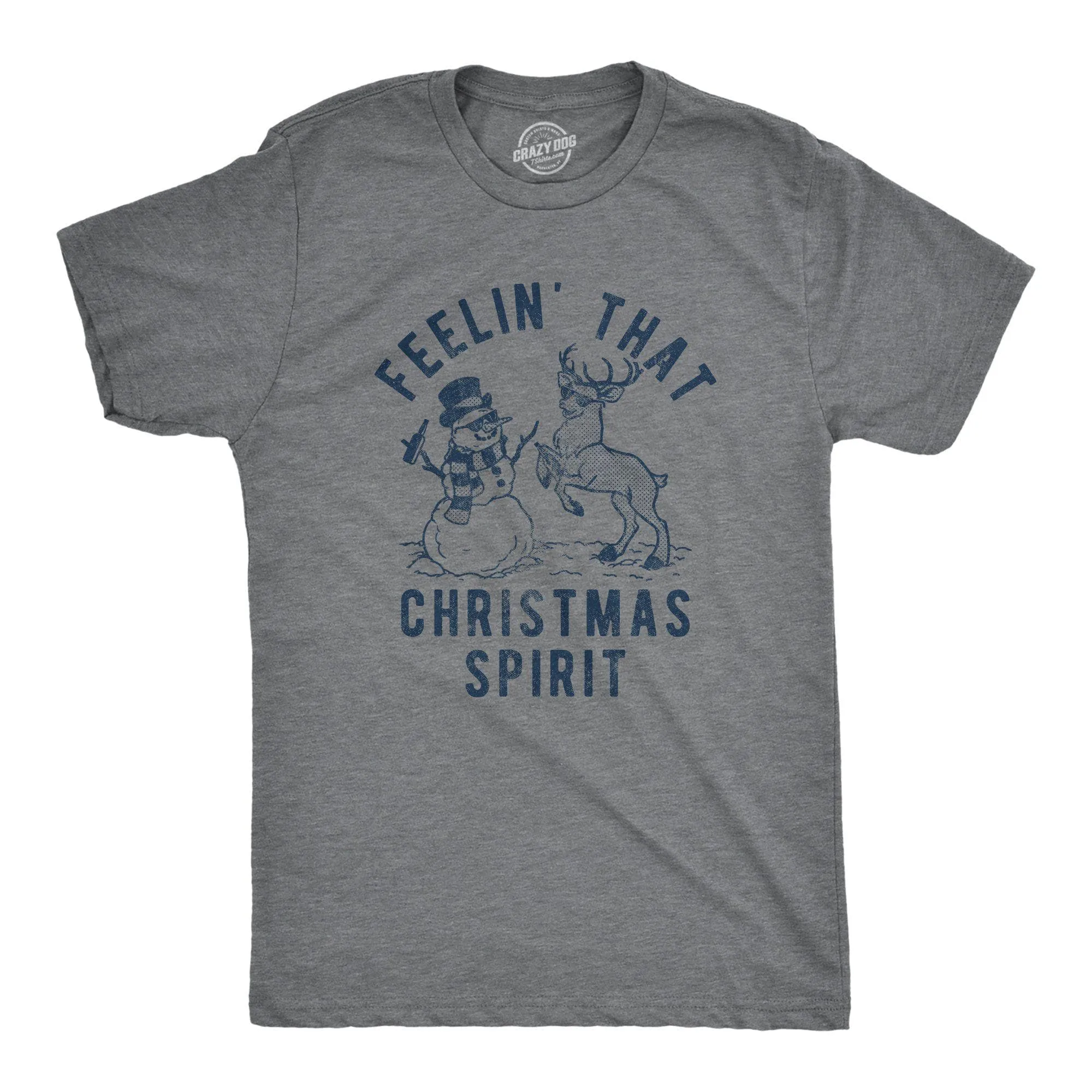 Feelin That Christmas Spirit Men's T Shirt sold by Crazy Dog T-Shirts