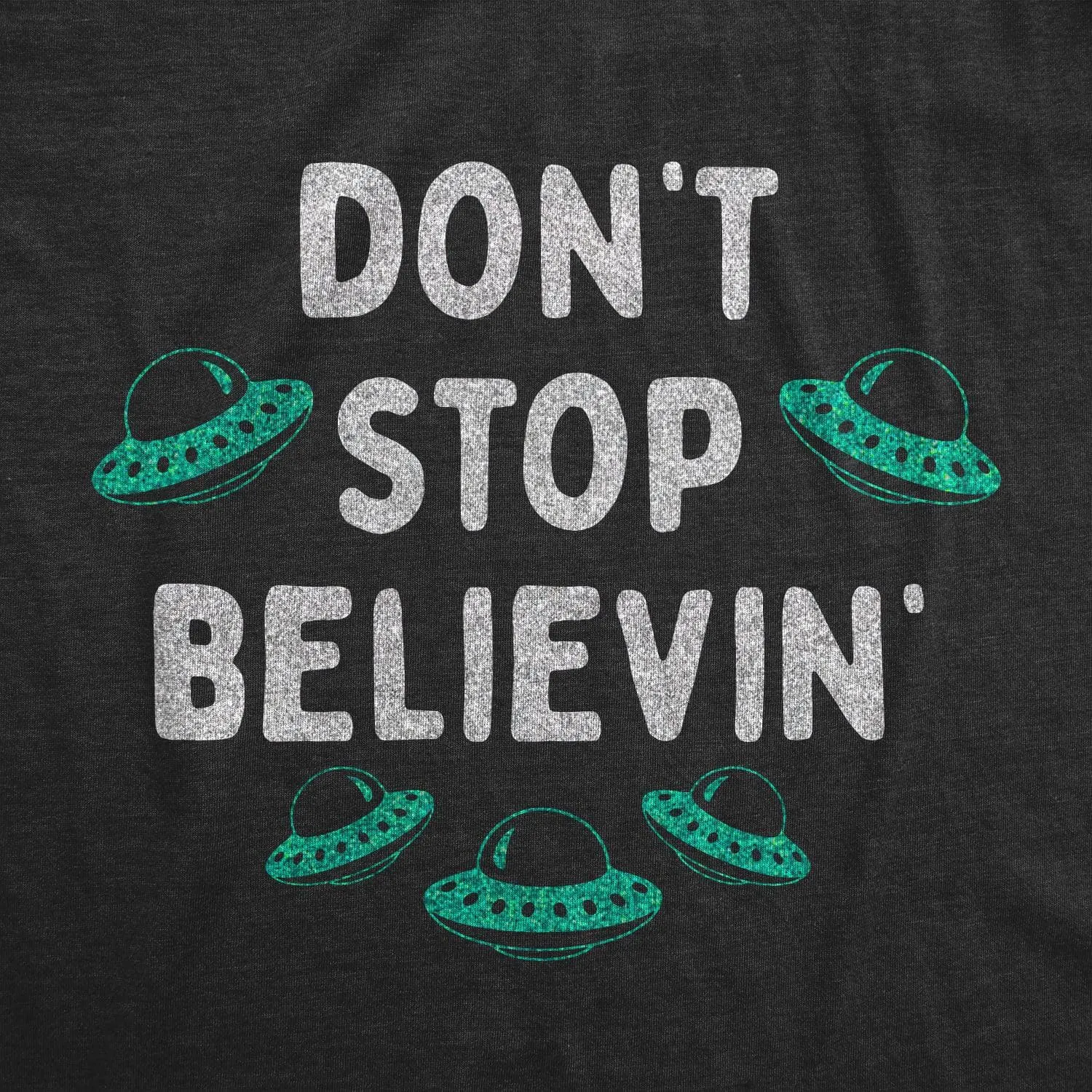 Dont Stop Believin Women's T Shirt sold by Crazy Dog T-Shirts product image thumbnail 2