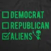 Voting Ballot Aliens Men's T Shirt sold by Crazy Dog T-Shirts