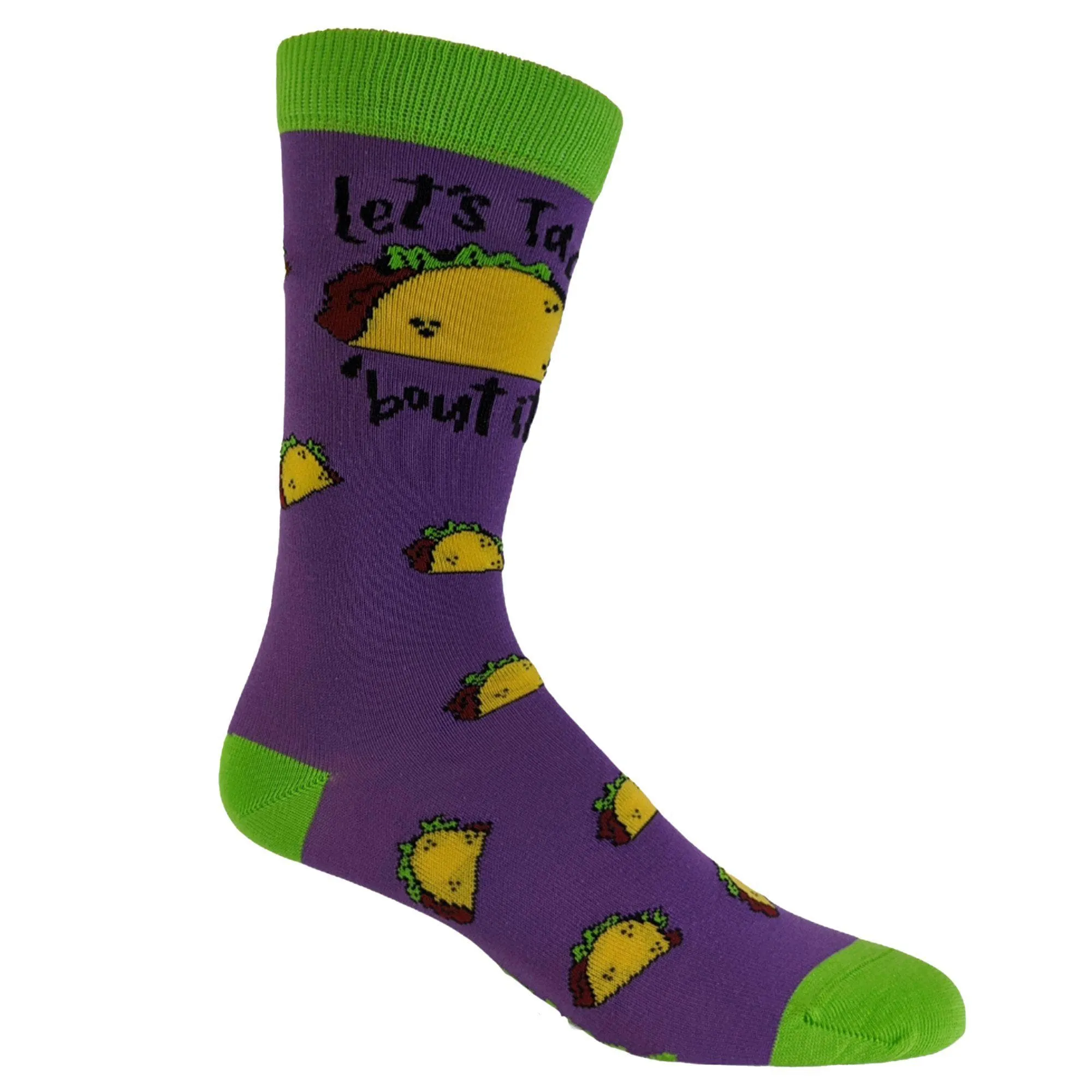 Womens Let's Taco Bout It Socks sold by Crazy Dog T-Shirts product image thumbnail 4