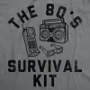 The 80s Survival Kit Men's T Shirt sold by Crazy Dog T-Shirts
