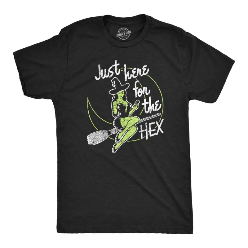 Just Here For The Hex Men's T Shirt sold by Crazy Dog T-Shirts