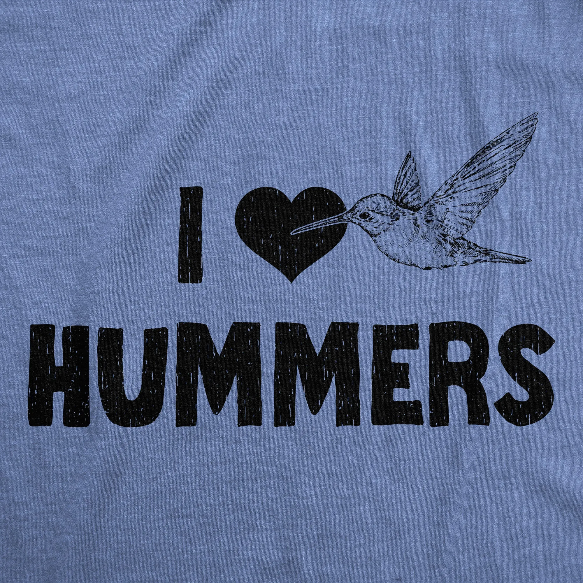 I Heart Hummers Men's T Shirt sold by Crazy Dog T-Shirts product image thumbnail 2