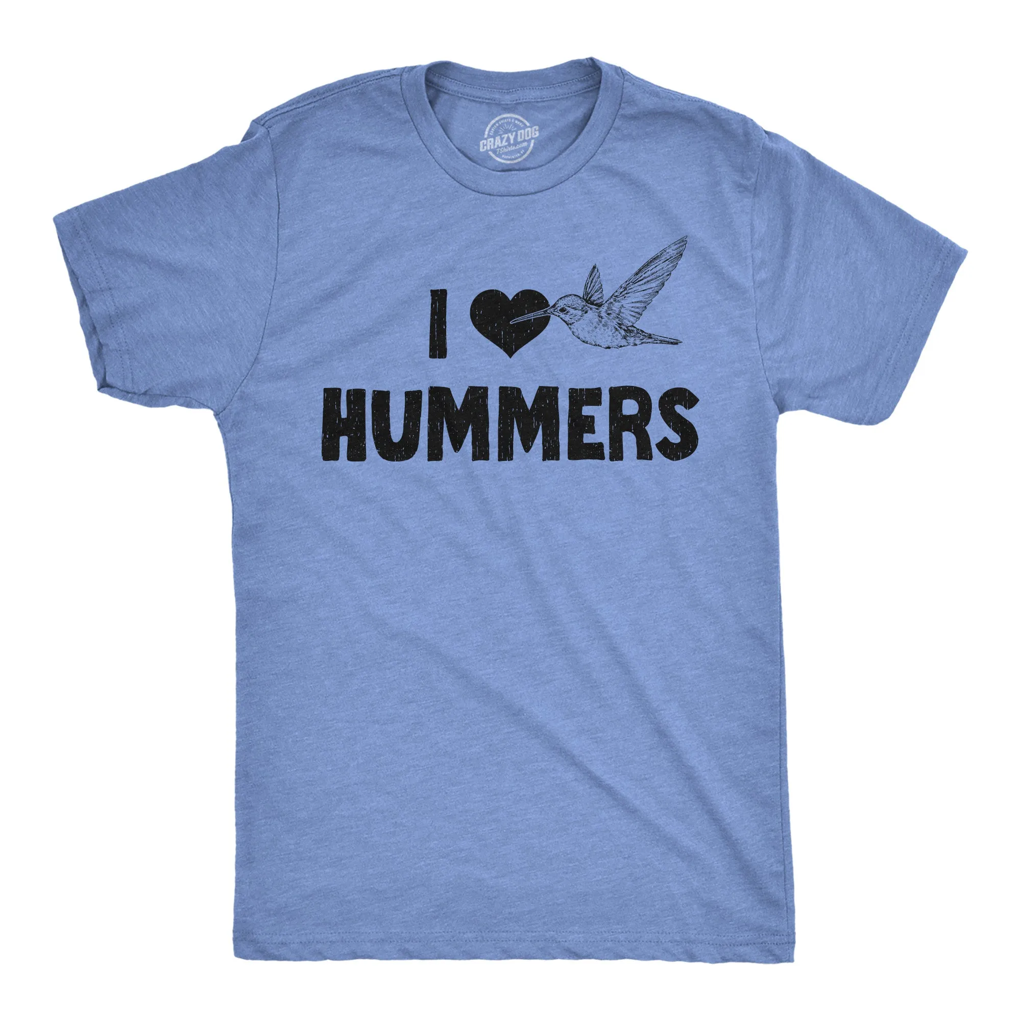 I Heart Hummers Men's T Shirt sold by Crazy Dog T-Shirts