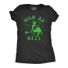 High As Hell Witch Women's T Shirt sold by Crazy Dog T-Shirts