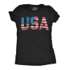 Vintage USA Women's T Shirt sold by Crazy Dog T-Shirts