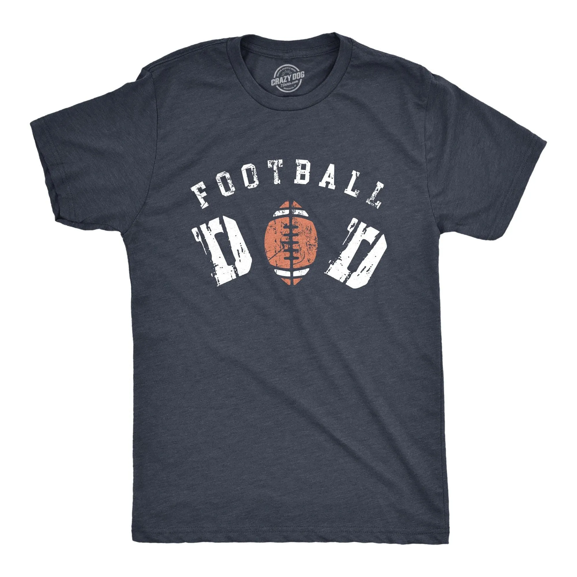 Football Dad Men's T Shirt sold by Crazy Dog T-Shirts