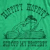 Hippity Hoppity Get Off My Property Women's T Shirt sold by Crazy Dog T-Shirts