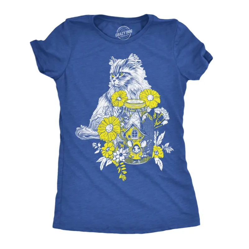 Cat And Mouse Women's T Shirt sold by Crazy Dog T-Shirts