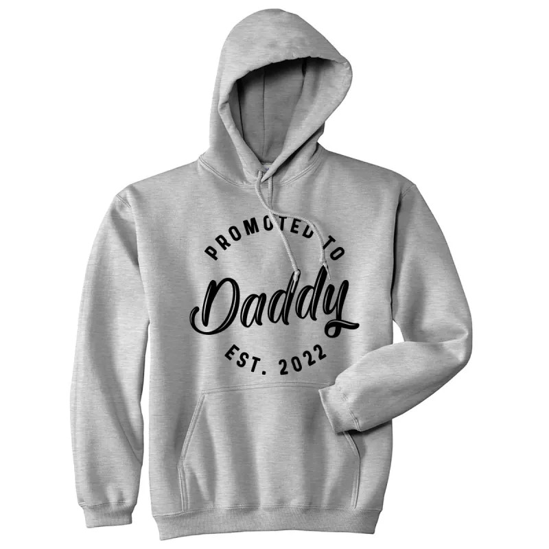 Promoted To Daddy 2022 Hoodie sold by Crazy Dog T-Shirts