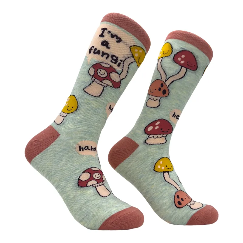 Women's Im A Fungi Socks sold by Crazy Dog T-Shirts