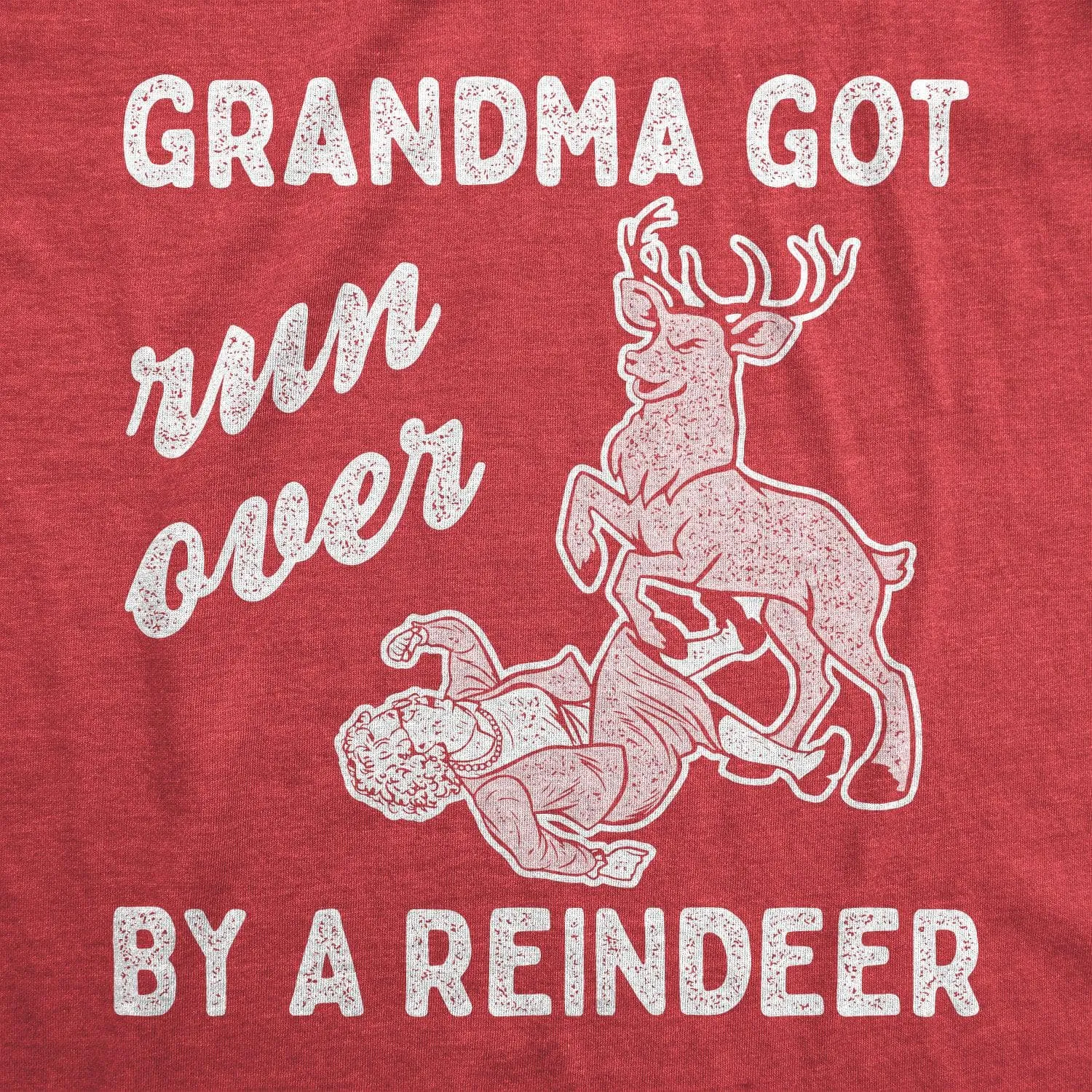 Grandma Got Run Over By A Reindeer Men's T Shirt sold by Crazy Dog T-Shirts product image thumbnail 2