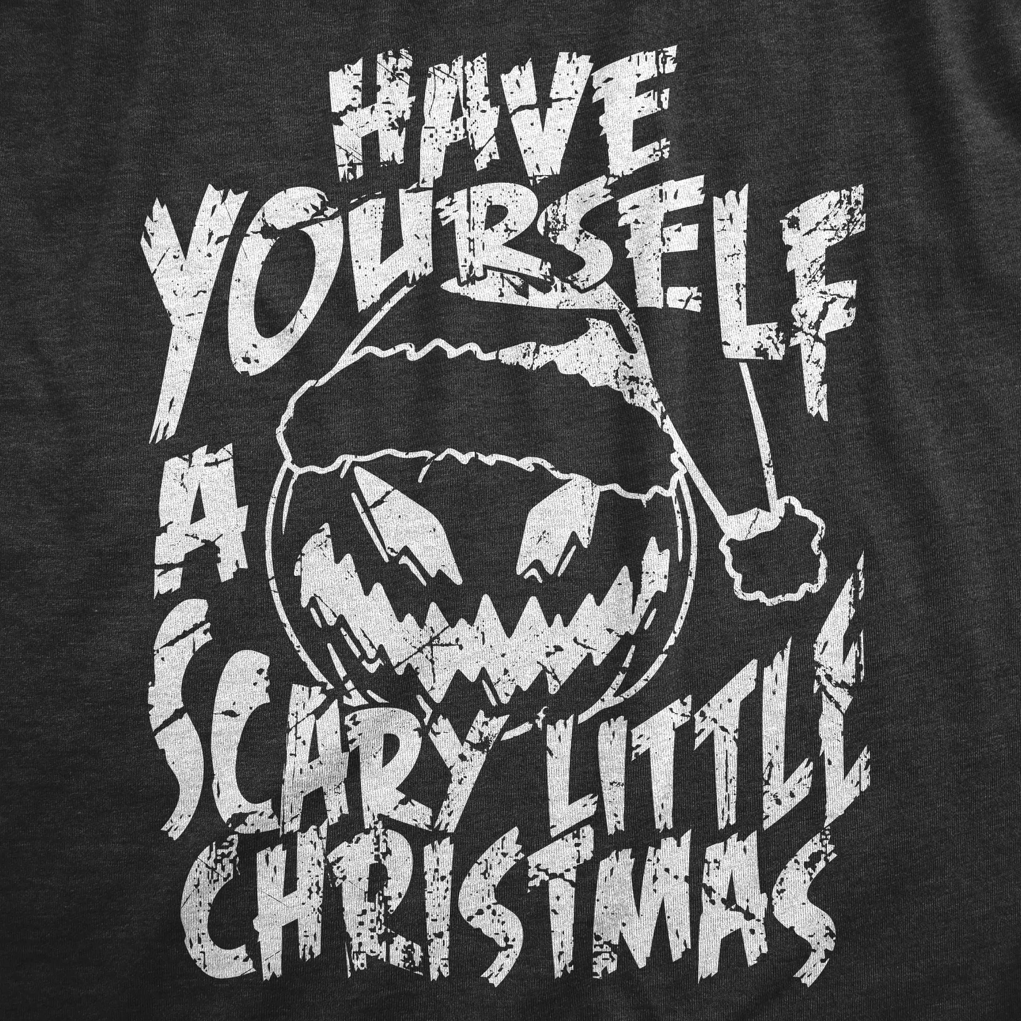 Have Yourself A Scary Little Christmas Men's T Shirt sold by Crazy Dog T-Shirts product image thumbnail 2