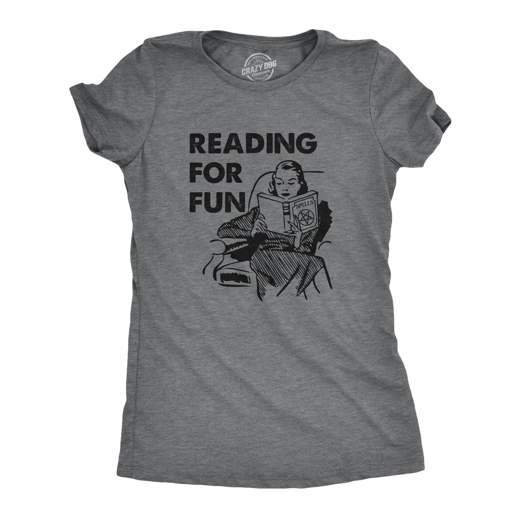 Reading For Fun Women's T Shirt sold by Crazy Dog T-Shirts