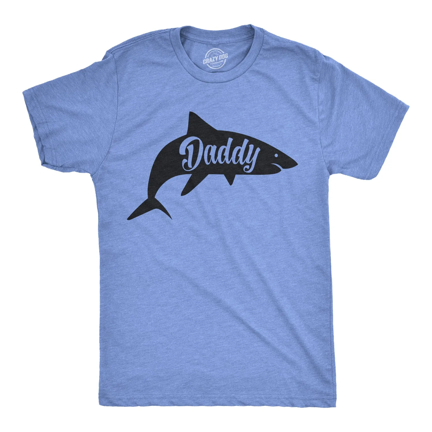 Daddy Shark Men's T Shirt sold by Crazy Dog T-Shirts