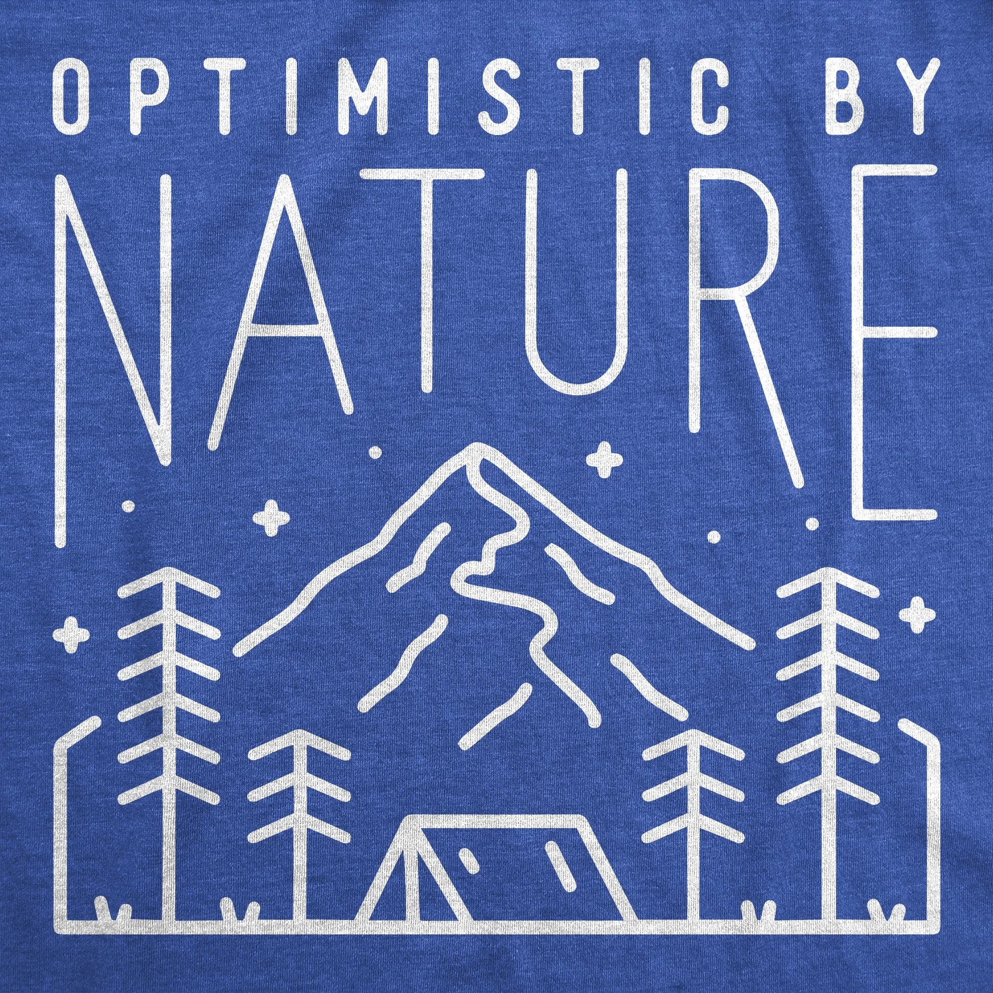 Optimistic By Nature Men's T Shirt sold by Crazy Dog T-Shirts product image thumbnail 2